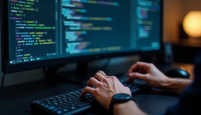 Développeur sélectionnant plusieurs lignes de code dans un éditeur sombre pour appliquer un group comment in VSCode