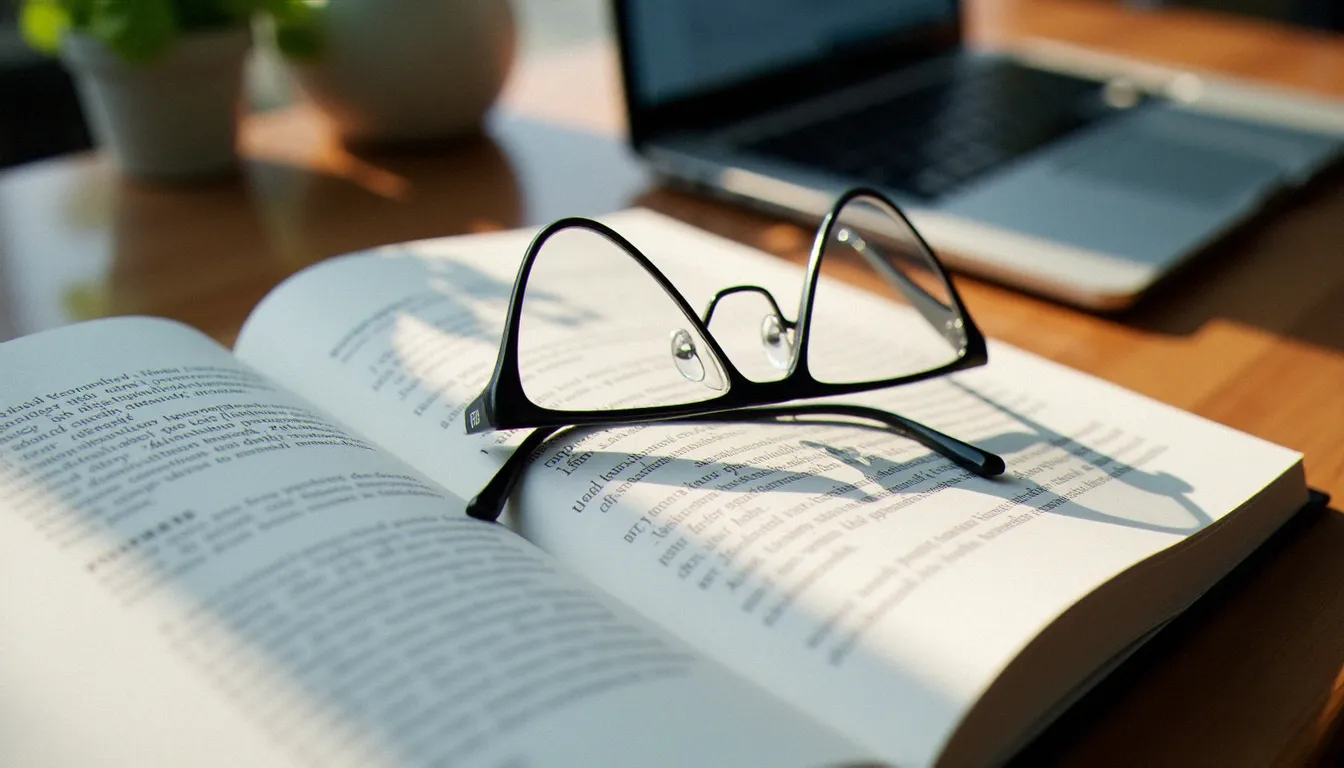 Manuel de gouvernance corporate ouvert sur un bureau organisé, illustrant le déploiement opérationnel des corporate guidelines dans une organisation